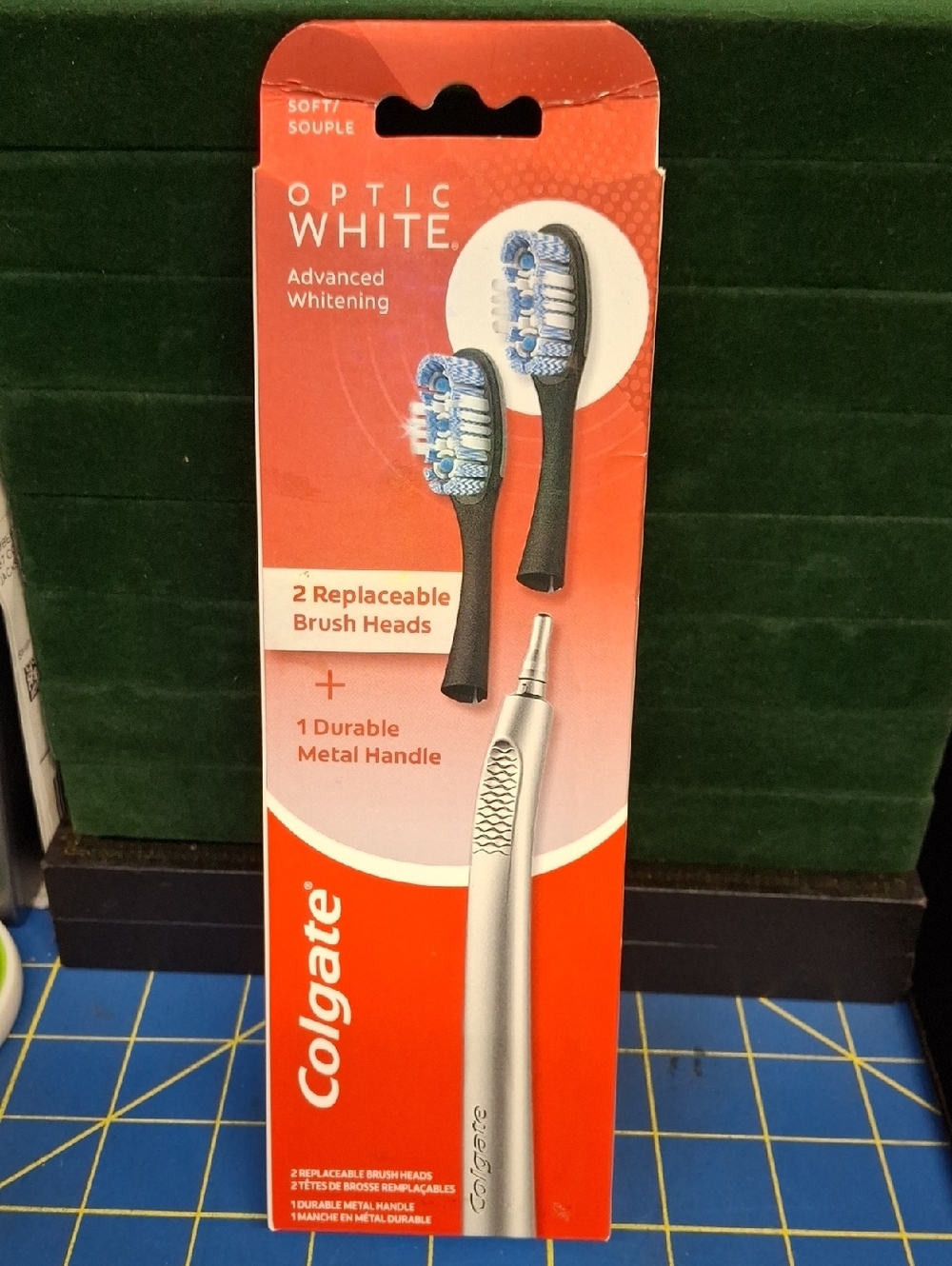 Colgate Optic White Replacement Brush Heads New